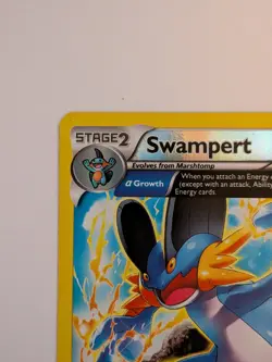 Pokemon TCG Swampert Primal Clash 36/160 Holo Rare MP - Image 2