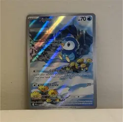 Pokemon Piplup 098/094 Me02 Phantasmal Flames Illustration Rare Near Mint - Image 1