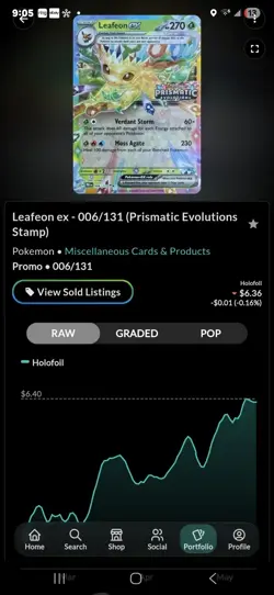 Pokemon TCG- Lot Of 8 Double Rare- Prismatic Evolutions- 4 Eevee Evolutions MINT - Image 5
