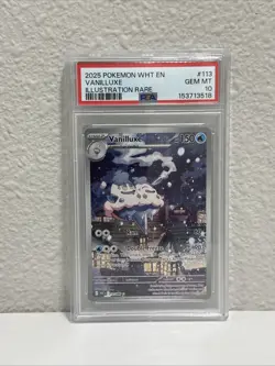 Pokemon White Flare - Vanilluxe 113/086 - Very Low Pop English - PSA 10 - Image 1