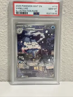Pokemon White Flare - Vanilluxe 113/086 - Very Low Pop English - PSA 10 - Image 2
