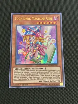 Yugioh! Toon Dark Magician Girl DUPO-EN041 1st Edition Ultra Rare Mint NM - Image 1