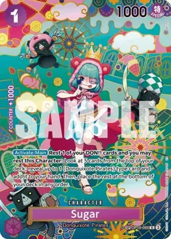 NM-Mint, English One Piece Sugar (SP) - OP10-065 - R - Foil The Azure Sea's Seve - Image 1