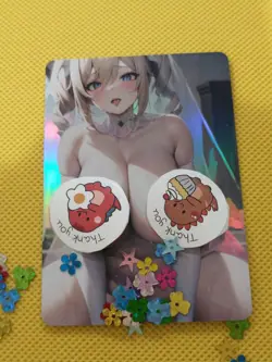 Barbara GENSHIN Impact Goddess Anime Waifu ACG Holo Card - Image 1