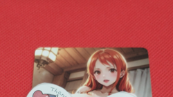 Nami One Piece Goddess Beauty Anime Girl Holo waifu custom Card - Image 2