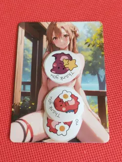 Asuna Sword Art Online ACG Waifu Custom Beauty Custom Card - Image 1