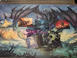 Magic The Gathering Art Card Lot - 65 Cards Gold Signature And Base - Image 3