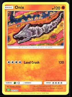 2023 Classic Collection Venusaur Deck Onix #109 Holo Pokemon Card - Image 1