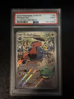 Probopass Holo IR TWM en Pokemon TCG Card 182/167 PSA 9 Mint - Image 1