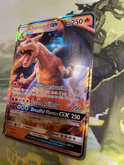 Charizard GX SM195 SM Promo Holo Pokemon TCG Card Detective Pikachu Movie Hp - Image 2