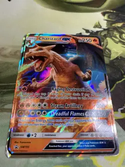 Charizard GX SM195 SM Promo Holo Pokemon TCG Card Detective Pikachu Movie Hp - Image 4