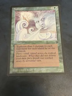 Typhoon Legends MTG Magic The Gathering Card LP - Image 1