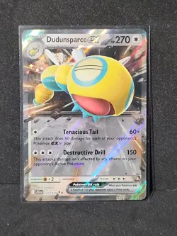 Pokemon TCG Dundunsparce EX Double Rare Holo Card 121/159 Journey Together - Image 1