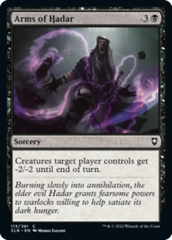 x4 Arms of Hadar C MTG Commander Legends: Battle for Baldur's Gate M/NM, English - Image 1