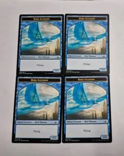 Bird Illusion Token x4 - Guilds of Ravnica - NM-Mint, English - Guilds of Ravnic - Image 1