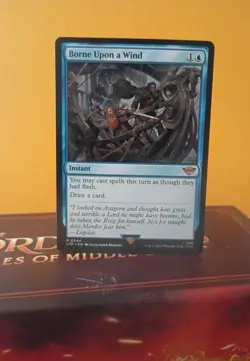 Wizards of the Coast MTG Borne Upon a Wind #44 Rare Blue Instant LTR English - Image 1