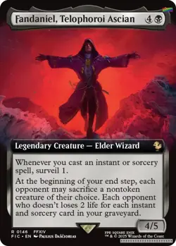 Fandaniel, Telophoroi Ascian (Extended Art) [FIC - 146] - NM [Foil] TCG MTG - Image 1