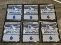 Snow-Covered Island (x12) Magic: The Gathering COLDSNAP (2006) *GREAT COND* LP - Image 2