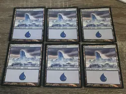 Snow-Covered Island (x12) Magic: The Gathering COLDSNAP (2006) *GREAT COND* LP - Image 4