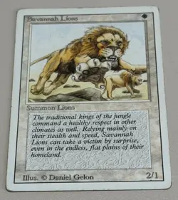 Savannah Lions - MTG - REVISED (3rd) - ENGLISCH - ©1994 LP rare - Image 2