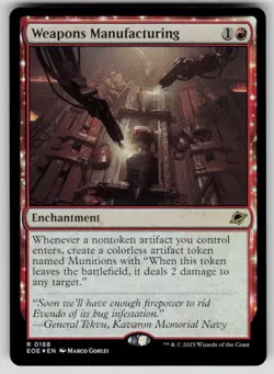 Weapons Manufacturing Foil Rare Edge of Eternities 168 MTG Near Mint 2025 - Image 1