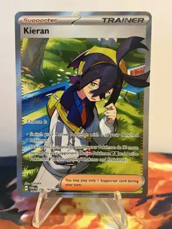 Pokemon TCG Kieran 206/167 Sv06: Twilight Masquerade Holo - Image 1