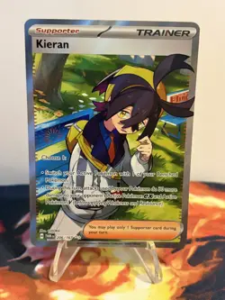 Pokemon TCG Kieran 206/167 Sv06: Twilight Masquerade Holo - Image 2
