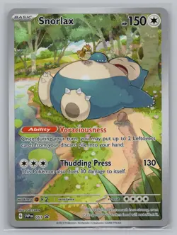 Snorlax 051 Holo Promo Scarlet & Violet Promo Pokemon NM/M - Image 1