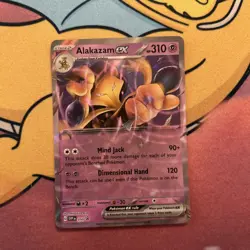 Alakazam EX Black Star Promo 50 English TCG 2023 Pokemon 151 Holo - Image 3