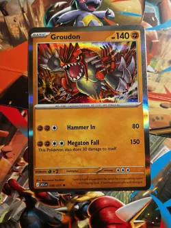 Pokemon TCG Groudon 108/217 Holo Ascended Heroes NM - Image 1