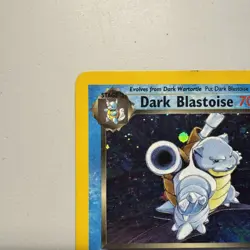 Dark Blastoise 3/82 Holo Rare Team Rocket Pokemon Card Unlimited Heavy Play HP - Image 2