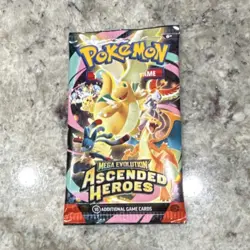 Pokemon Mega Evolution Ascended Heroes Booster Pack 10 Cards English - Image 1