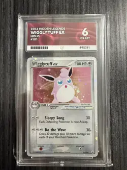Pokemon Wigglytuff ex 101/101 Holo Ultra Rare Hidden Legends ACE 6 - Image 1