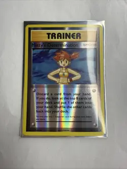 Mistys Determination REVERSE HOLO 80/108 Pokemon TCG XY Evolutions Card NM - Image 1