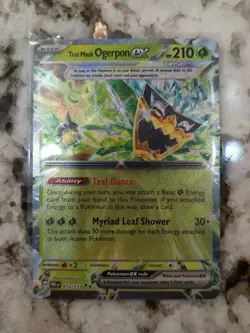 Teal Mask Ogerpon Ex 12/131 Pokemon TCG S&V Prismatic Evolutions Double Rare - Image 1