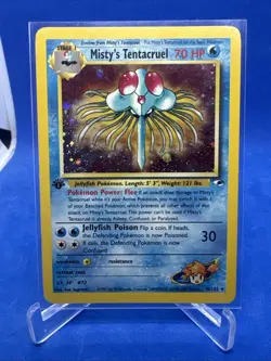 The Pokemon Company Misty's Tentacruel 010/132 Gym Heroes 1st Ed Holo Rare Eng - Image 4