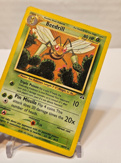 Beedrill 18/75 Rare Unlimited Neo Discovery Pokemon 1823 - Image 4