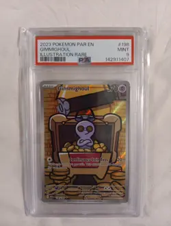 Pokemon TCG Gimmighoul Paradox Rift 198/182 Holo Illustration Rare - Image 1