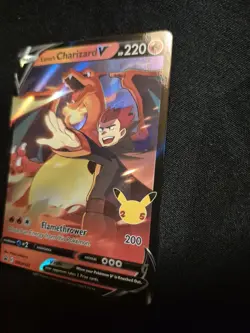 Lance's Charizard V SWSH133 Celebrations Black Star Promo Pokemon TCG NM - Image 4