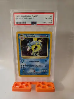 Gyarados – Base Set Holo #6/102 – 1999 WOTC – Vintage Pokemon TCG - Image 1