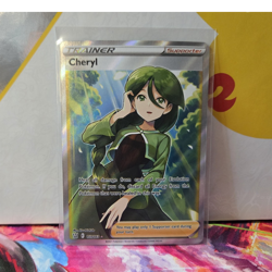Pokemon TCG Cheryl Full Art Ultra Rare Holo Trainer SWSH05 159/163 English - Image 1
