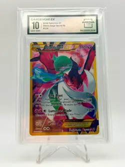 2016 POKEMON STEAM SIEGE SECRET RARE GARDEVOIR EX 116/114 ARENA CLUB 10 - Image 1
