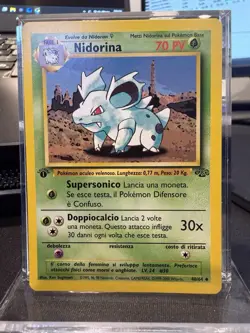 Pokemon TCG Nidorina 40/64 First Edition Uncommon Jungle Italian - Image 1