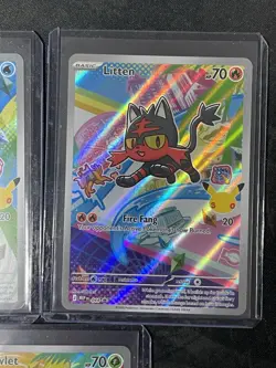 Pokemon TCG First Partner Illustration Collection Series 1 Alola Starters - Image 3