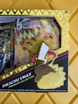 Pokemon TCG Crown Zenith Pikachu VMax Premium Collection Box - 7 Booster Packs - Image 4