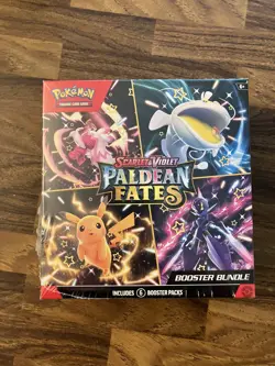 Pokemon TCG Scarlet & Violet Paldean Fates Booster Bundle sealed - Image 1