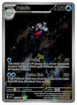 [0049] MODERATELY PLAYED Pokemon Paldean Fates 225/091 Palafin - Image 1