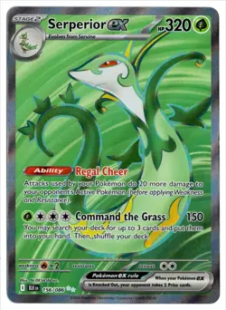 [0129] NEAR MINT Pokemon Black Bolt BLK 156/086 Serperior ex - Image 1