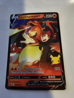 Lance's Charizard v SWSH133 Black Star Promos Holo Pokemon TCG - Image 1