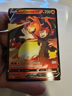 Lance's Charizard v SWSH133 Black Star Promos Holo Pokemon TCG - Image 3
